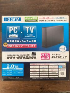 I-O DATA 外付けハードディスク USB3.0/2.0【中古品】