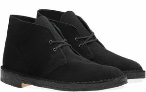 Clarks original z30cm desert boots black black suede leather race up chukka slip-on shoes sneakers business JJJ75