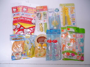 [KCM]bby-14-12S# new goods # goods for baby set .... band Kitty Chan .... apron ... cover toothbrush etc. 12 point set 