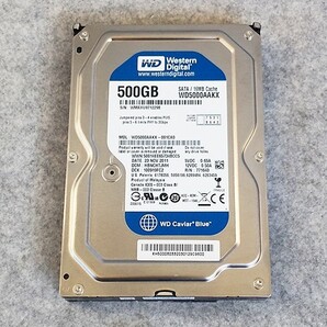 3.5インチHDD 500GB WD 使用 4455時間 正常判定