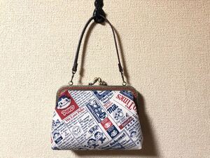 ハンドメイドがま口ポーチ・ハンドバッグ・通帳ケース