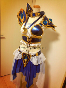  high quality new work Mahou Kishi Rayearth dragon . sea costume play clothes + tool manner shoes . wig optional 