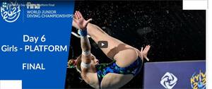 Fina(国際水泳連盟) 2021年世界ジュニア選手権・女子飛び込みプラットフォーム決勝・ウクライナ大会公式映像ブルーレイ完全収録
