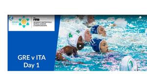 Fina(国際水泳連盟) 2021年世界水球選手権・女子予選・イスラエル大会「ギリシャｖｓイタリア」公式映像ブルーレイ完全収録
