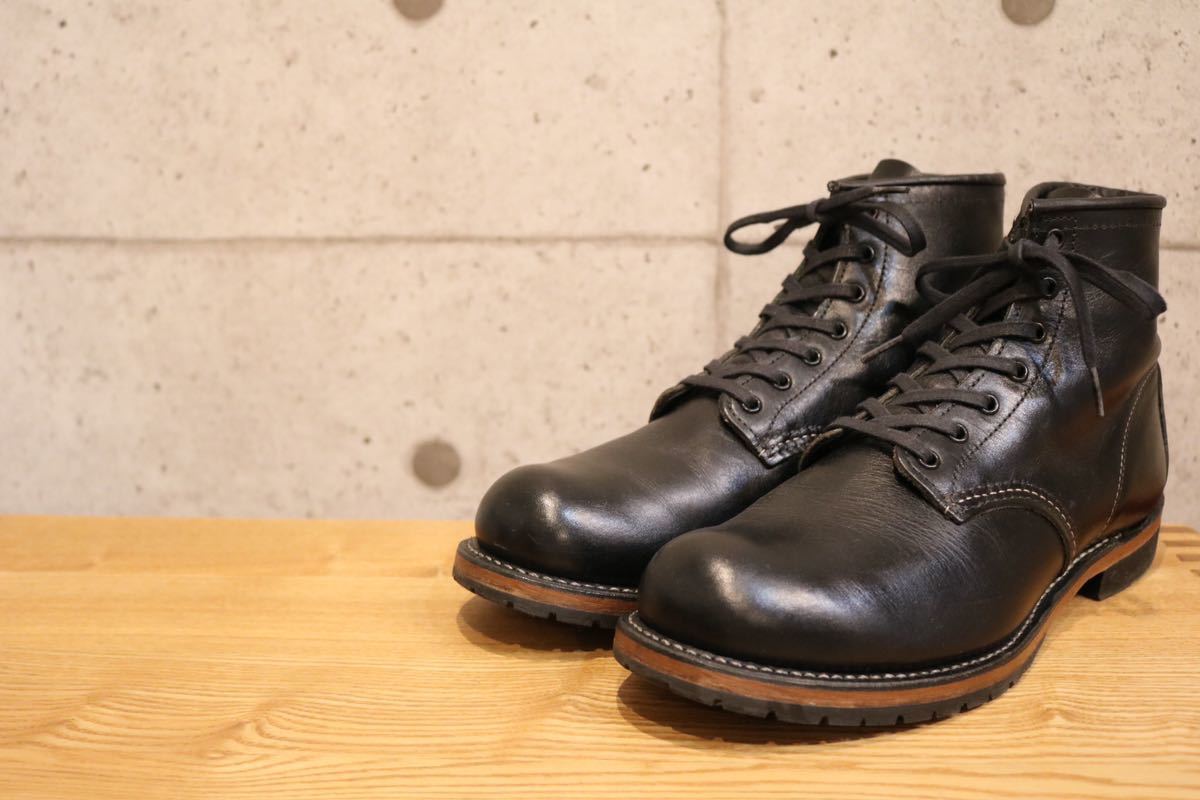 ホワイトブラウン RED WING 9014 BECKMAN 7D ソール交換済 - 通販