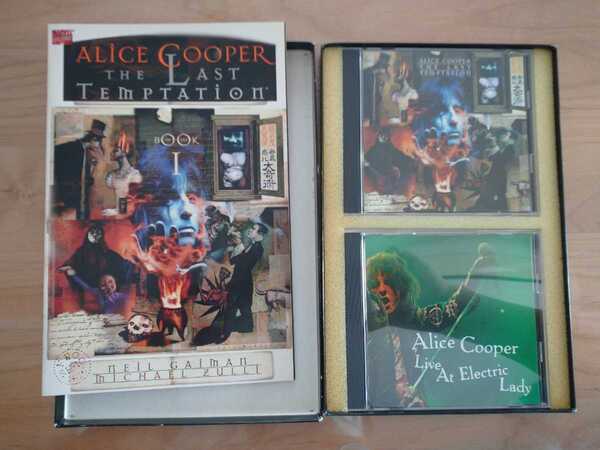 ★アリス・クーパー Alice Cooper ★Live At Electric Lady ★The Last Temptation ★2CD ★紙ボックス付(汚れあり) ★中古品