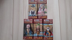 ワンピース ワールドコレクタブル フィギュア ドレスローザ 5種 ルーシー レベッカ 他 ワーコレ