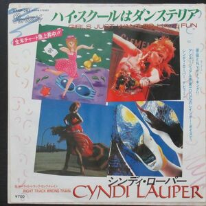 ROCK EP/シンディ・ローパー/ハイ・スクールはダンステリア/CYNDI LAUPER/GIRLS JUST WANT TO HAVE FUN/Y-6371