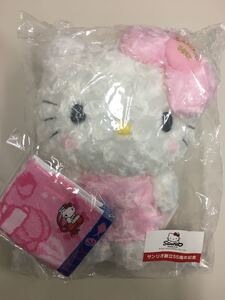 ハローキティぬいぐるみとハンカチ ハローキティ キティ キティちゃん ぬいぐるみ 株主優待 未開封