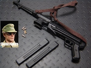 【 DAK/I 】1/6ドールパーツ：DID製 WWII ドイツアフリカ軍団 MP40短機関銃セット