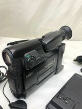 C60 Canon キャノンUC 25Hi 8mm ビデオカメラ　バッテリー　充電器、リモコン、ケーブル　まとめて セット　ジャンク　12b/3a_画像5