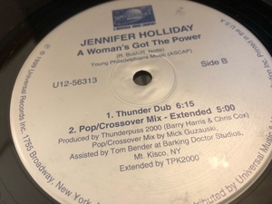 12”★Jennifer Holliday / A Woman's Got The Power / Thunderpuss / ヴォーカル・ハウス！