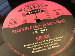 12”★Bryan / Stand Bye (Your Brother Man) / ヴォーカル・ハウス・クラシック！