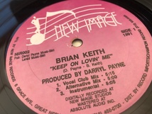 12”★Brian Keith / Keep On Lovin' Me / ディープ・ヴォーカル・ハウス・クラシック！_画像2