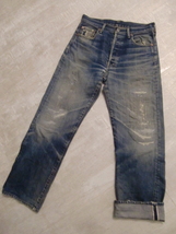 送料無料 90’s Levi's 503BXX 耳付 セルビッチ レザーパッチ W31 W80cm L78cm リーバイス VINTAGE ジーンズ ジーパン アーカイヴ 90年代_画像1