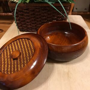 全国送料無料！1227-8 菓子鉢　おうちカフェ 日本製　煎茶道具 木製 漆器 