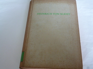 ドイツ語洋書ドイツ文学「ハインリヒ・フォン・クライスト論集」（Wege der Forschung)