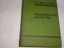 ドイツ語洋書（昭和18年福本書院発行）「フリードリヒ・シラー美学哲学論集」（ドイツ文学）_画像1