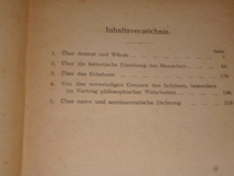 ドイツ語洋書（昭和18年福本書院発行）「フリードリヒ・シラー美学哲学論集」（ドイツ文学）_画像5