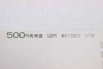 【送料無料】【未使用】 大阪高速鉄道 大阪モノレール金額カード 500円 _画像4