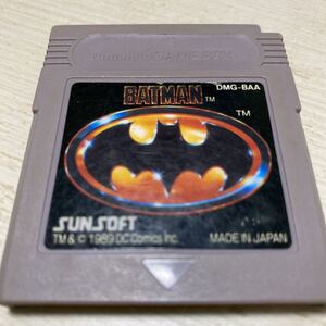 ゲームボーイソフト バッドマン