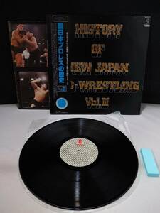 S0710　レコード　新日本プロレスの歴史 VOL.III　VIH-28190　帯付き