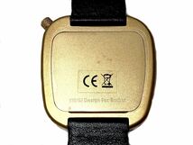 bulbul ブルブルPebble Matt Watch Pebble 07 腕時計 ゴールドケース×ブラックレザー KiBiSi キビシ 北欧 デンマーク_画像6