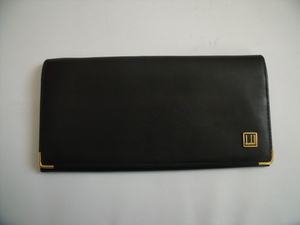  super-beauty goods * dunhill * Dunhill * original leather material * 2.. long wallet . inserting * change purse . attaching * Logo plate * black black group * free shipping 