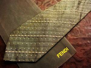 5-6576# Fendi. necktie #