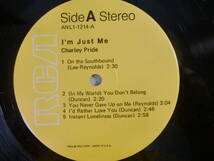 CHARLEY PRIDE　　 チャーリー・プライド　　　/ 　　　I'M JUST ME _画像4