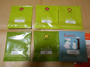 LUPICIA ルピシア ティーバッグ 6種 6個 6袋 セット アソート 中国茶 日本茶 烏龍茶 新品
