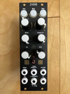 【ほぼ新品】Tiptop Audio ZVERB（Black Panel）ユーロラック モジュラーシンセ Moog doepfer make noise intellijel mutable 4ms
