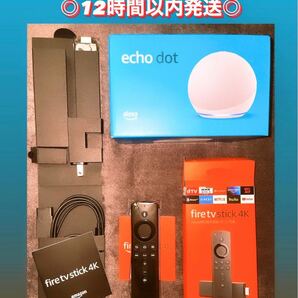 Amazon Fire TV Stick 4K Echo Dot 第4世代 グレーシャーホワイト