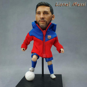 ★サッカー FC バルセロナ 選手 Lionel Messi リオネル メッシ フィギュア 玩具模型 コレクション