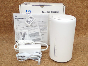 【中古 良品】UQ Speed Wi-Fi HOME L02 HWS33MWU ホームルーター 一括購入 制限〇(LMA166-1)