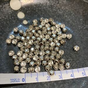ラインストーンビーズ クリアストーン セット 5mm