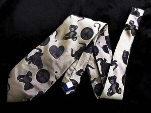 ***:.*:K1788 beautiful goods Moschino [ bear bear teddy bear * Heart * cow ] necktie 