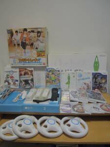 【良品】Wii本体 / マリオカート（4人分）/Fit ボード /ソフト１５本等多数！　　動作確認ok