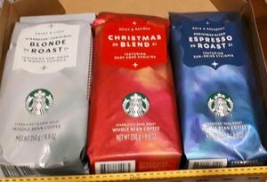 スターバックス コーヒー豆　250g 3種 ホリデー クリスマス 2021 限定　スタバ 