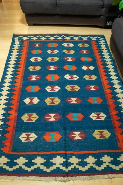 ペルシャ 手織りキリム size:168x128cm stn:170