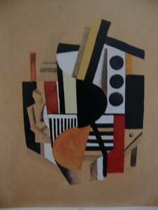 Fernand Leger、COMPOSITION、希少画集画、新品高級額、額装付、状態良好、油彩 風景、送料込み、fan