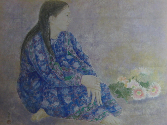 Shigetomo Kurashima, Des fleurs et, D'une rare collection d'art, Tout neuf avec un cadre de haute qualité, Peintre japonais Livraison gratuite, coco, Peinture, Peinture à l'huile, Portraits
