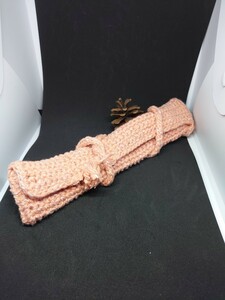 セール★手編み※ペンケース・編み物 お道具 持ち運び用 