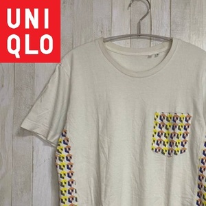 UNIQLO★ユニクロ★メンズ コットン 半袖 Tシャツ★サイズS　805-17