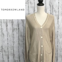 TOMORROW LAND Ballsey★トゥモローランド★シルク ロング カーディガン　118-3_画像1