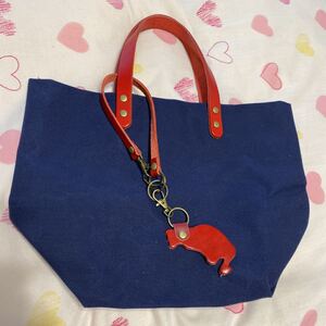 本革 帆布 ハンドメイド トートバッグ