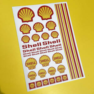 送料無料 RC SHELL シェル ステッカー デカール セット 170mm x 120mm