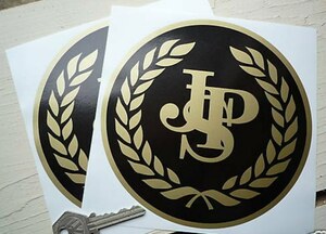 送料無料 JOHN PLAYER SPECIAL JPS STICKER ステッカー デカール 2枚セット 155mm