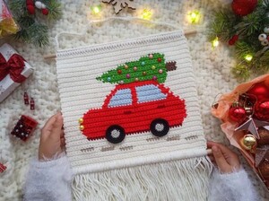 ハンドメイド クリスマス タペストリー あみぐるみ レシピ 北欧雑貨 クリスマス雑貨