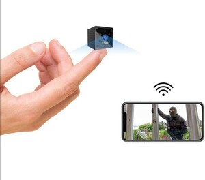防犯カメラ 4K HD 超小型スマホ対応 wifi 長時間 sdカード録画